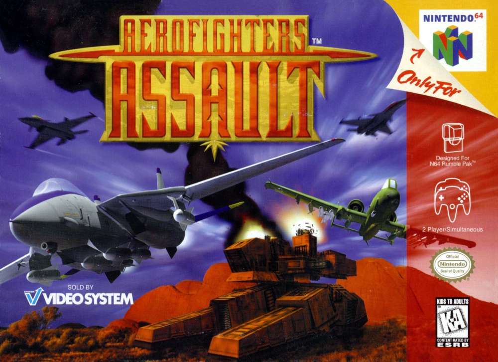 AeroFighters Assault (USA)  Códigos e Cheats – Nintendo 64 [N64]